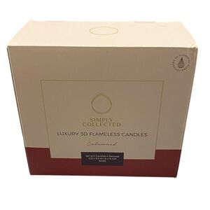 3D Flameless Candles~set of 2 (NWT!)